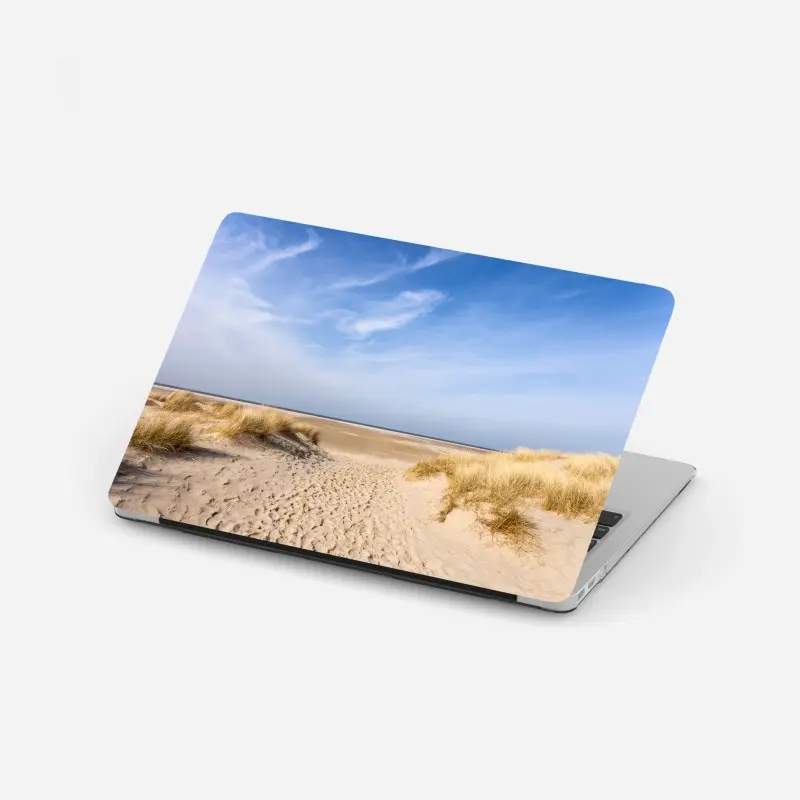 Laptop-Aufkleber ruhige dünen an der deutschen küste