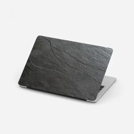 Laptop-Aufkleber dunkle schiefertextur – Pixers®