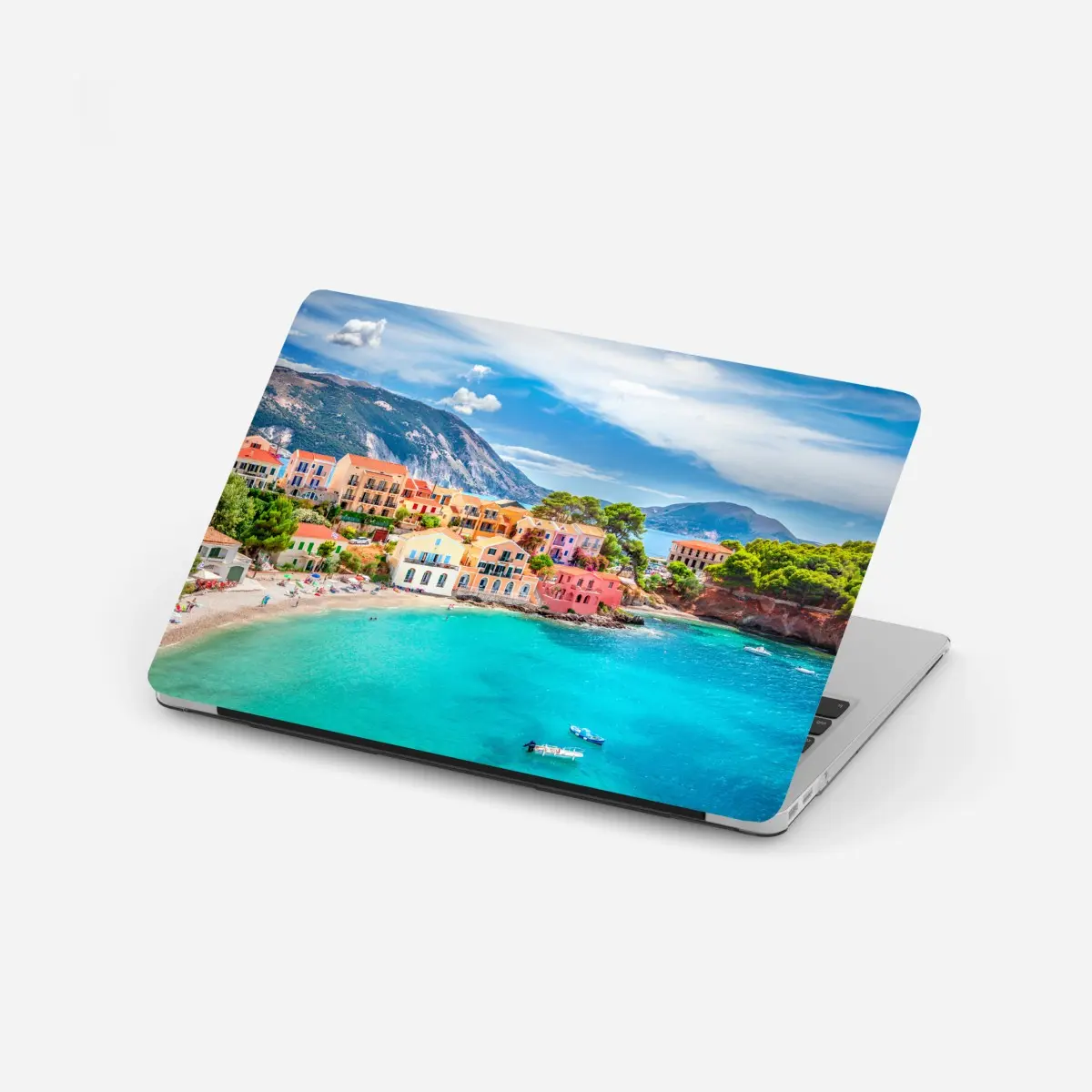 Laptop-Aufkleber Assos küstenblick, Kefalonia – Pixers®