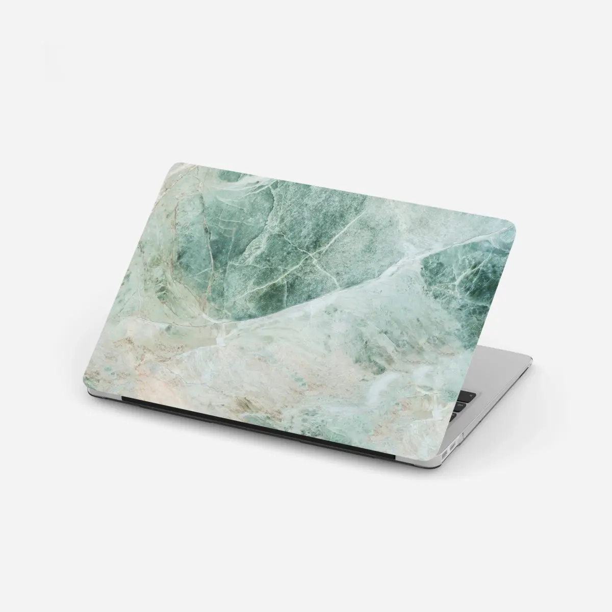 Laptop-Aufkleber grüne marmortextur abstrakt – Pixers®