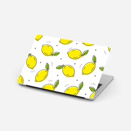 Laptop-Aufkleber sonniges zitronenmuster – Pixers®