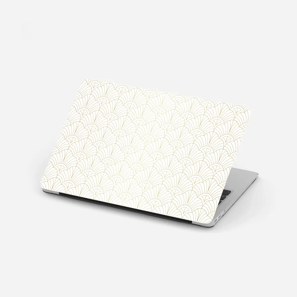 Laptop-Aufkleber goldenes art deco muster – Pixers®