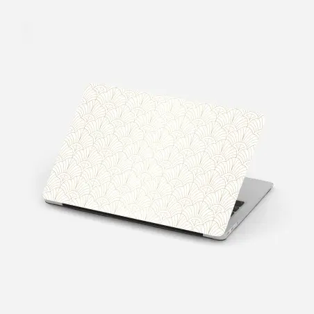 Laptop-Aufkleber goldenes art deco muster – Pixers®