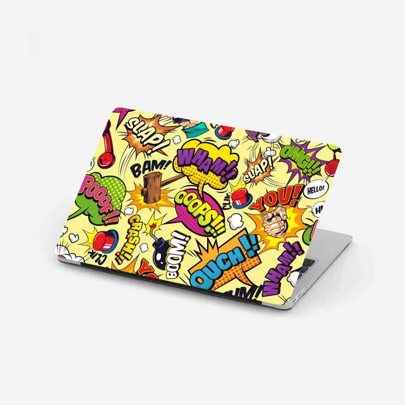 Laptop-Aufkleber retro pop-art comic collage