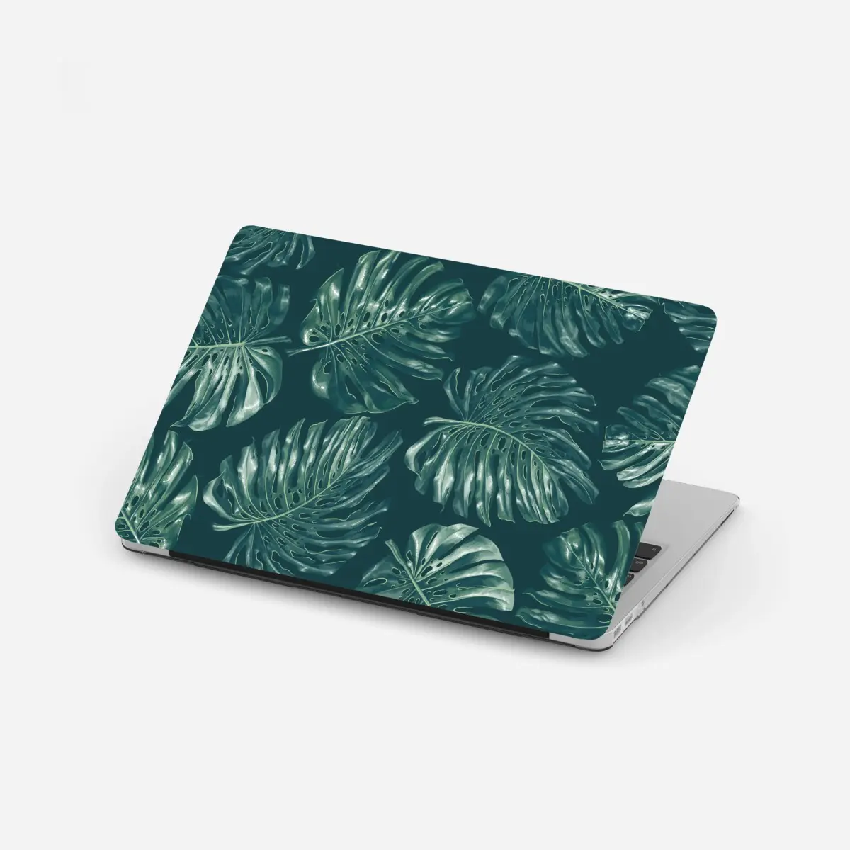 Laptop-Aufkleber tropisches monstera-blattmuster – Pixers®
