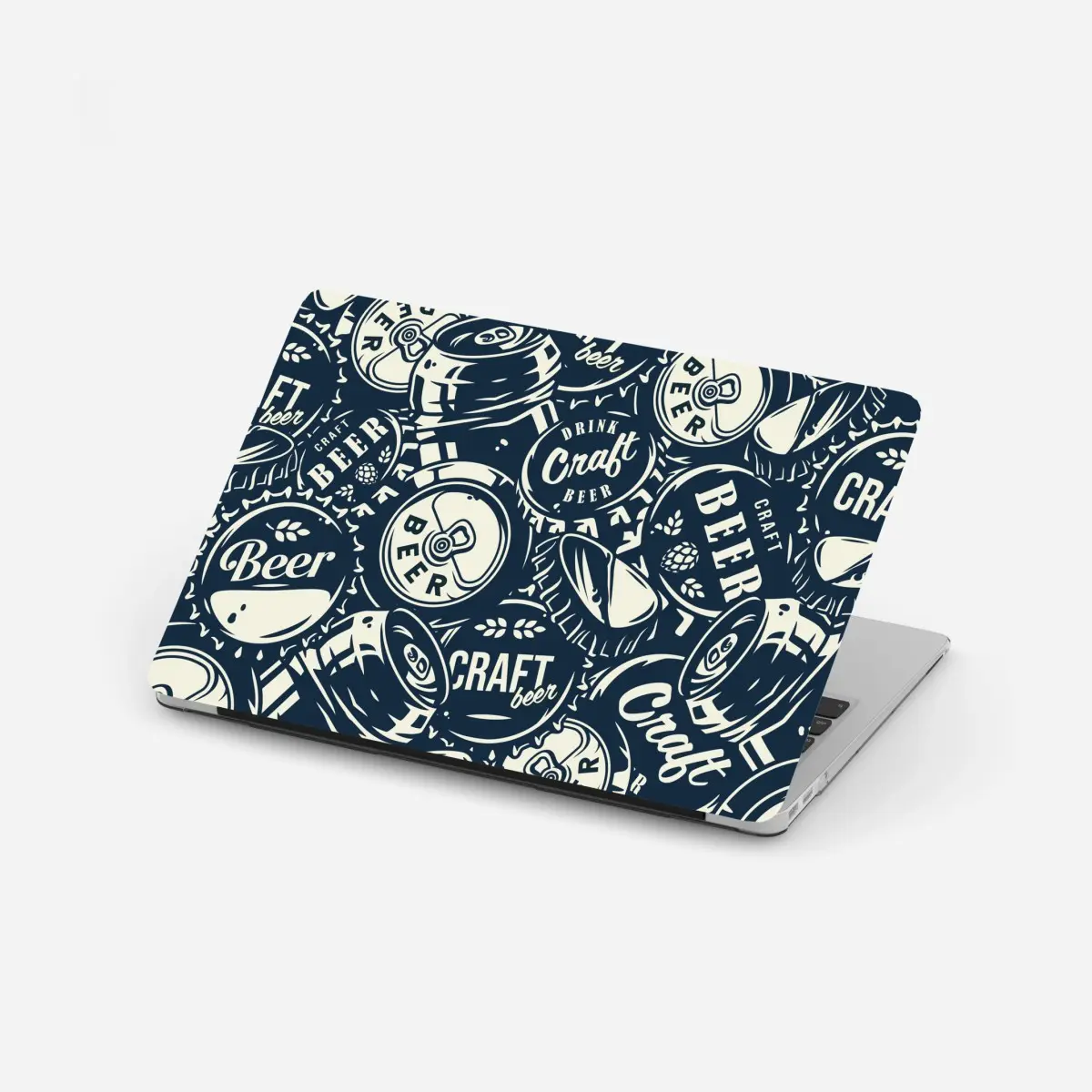 Laptop-Aufkleber muster mit craft-bier kronkorken – Pixers®