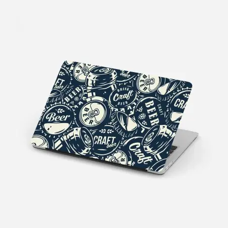 Laptop-Aufkleber muster mit craft-bier kronkorken – Pixers®