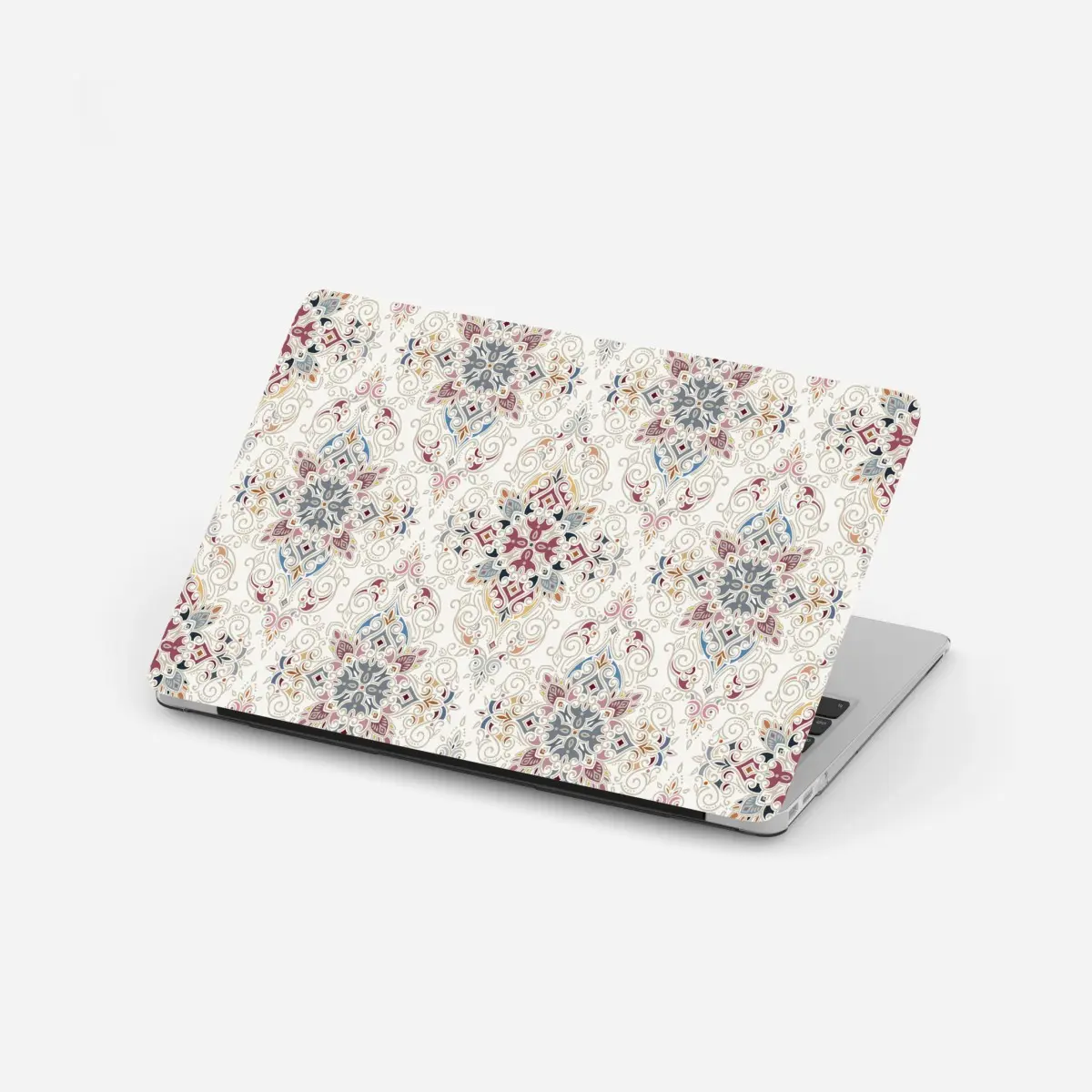 Laptop-Aufkleber ornamentales vintage-damastmuster – Pixers®