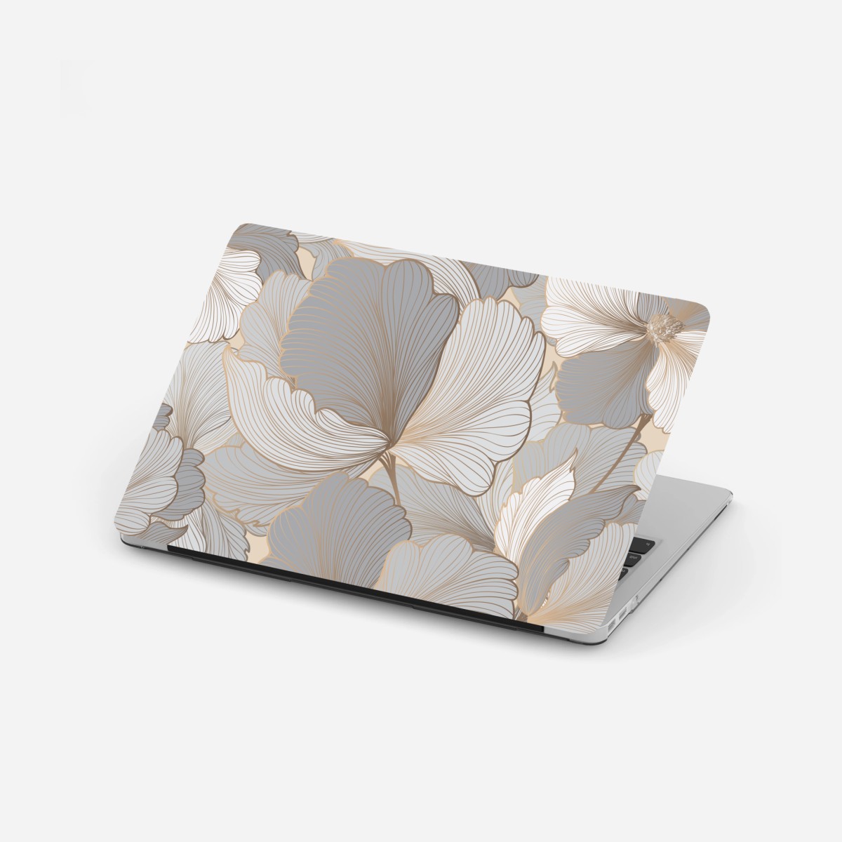 Laptop-Aufkleber zartes pastell blumenmuster – Pixers®
