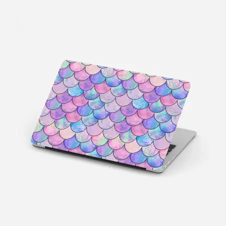 Laptop-Aufkleber pastell meerjungfrauen schuppenmuster – Pixers®