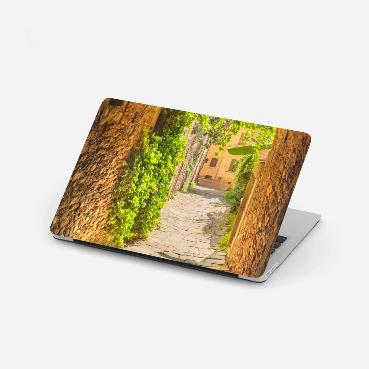 Laptop-Aufkleber sonnige gasse in der Toskana – Pixers®