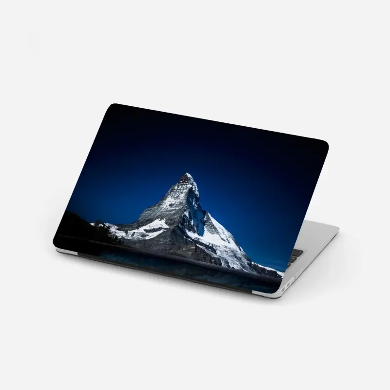 Laptop-Aufkleber Matterhorn nächtliche spiegelung