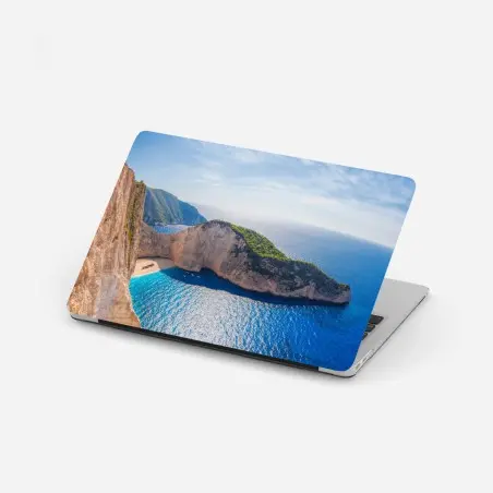 Laptop-Aufkleber sonnenklippen am Navagio strand, Zakynthos – Pixers®