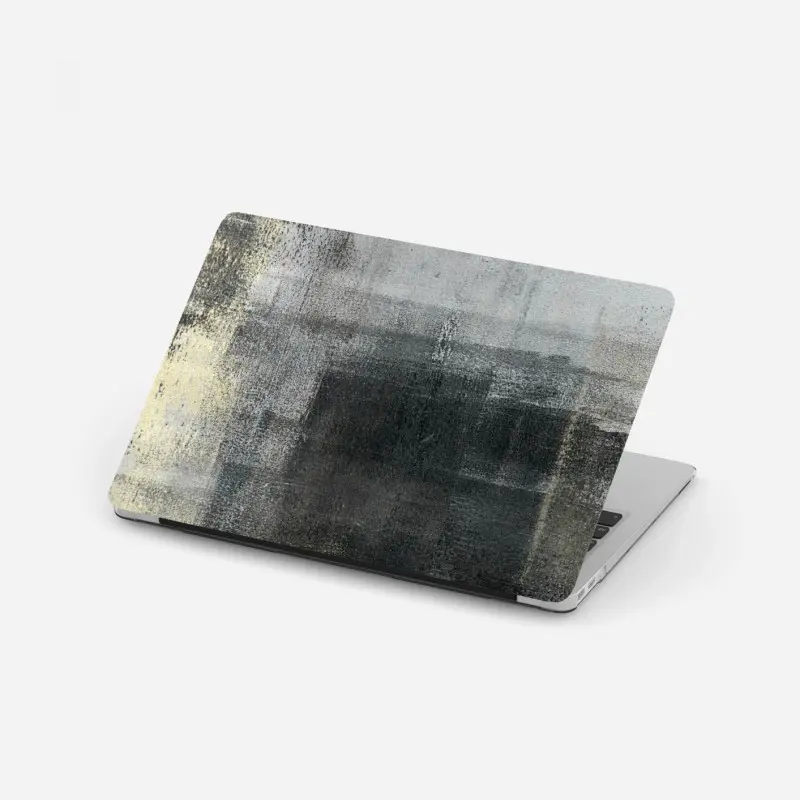 Laptop-Aufkleber subtile monochrome textur
