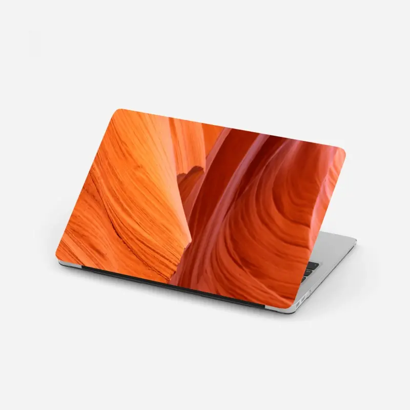 Laptop-Aufkleber warmer sandstein schlucht abstrakt
