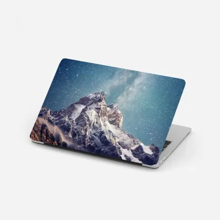 Laptop-Aufkleber sternennacht über Ushba – Pixers®