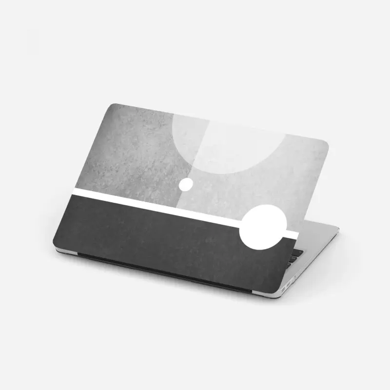 Laptop-Aufkleber minimalistische geometrische komposition