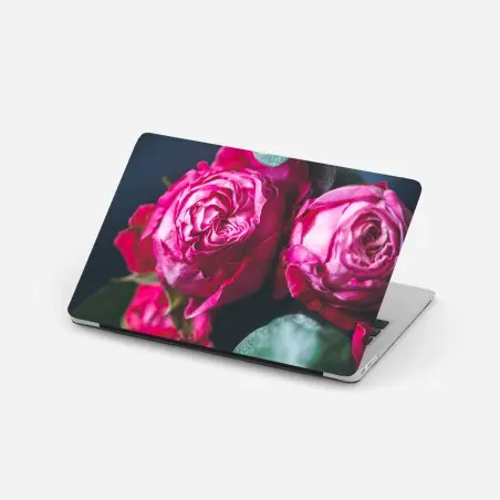 Laptop-Aufkleber rosenbouquet makroaufnahme – Pixers®
