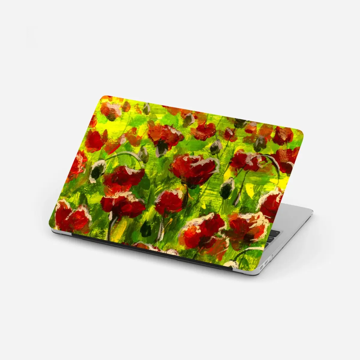 Laptop-Aufkleber feld roter mohnblumen – Pixers®