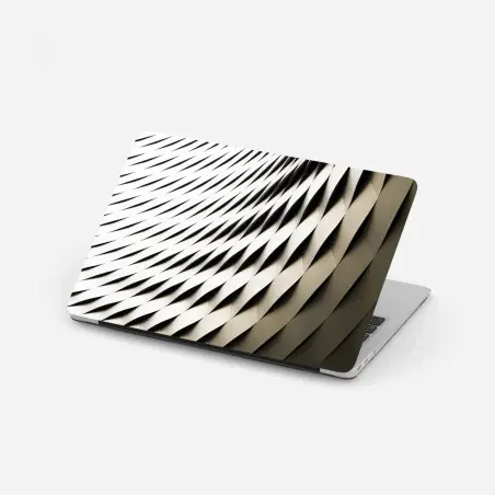 Laptop-Aufkleber modernes geometrisches architekturmuster – Pixers®