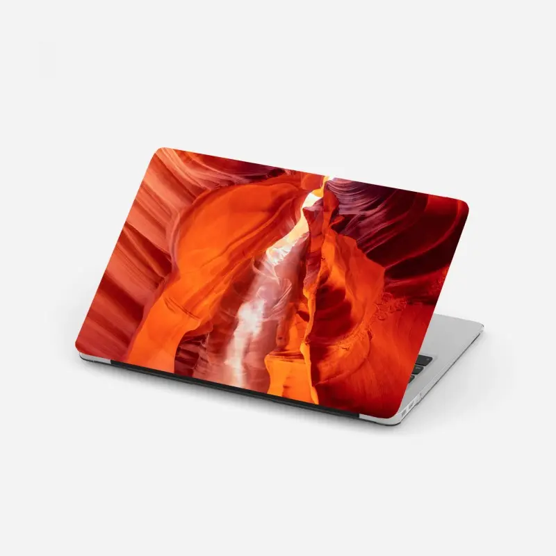 Laptop-Aufkleber sonnenstrahl in einer sandsteinschlucht