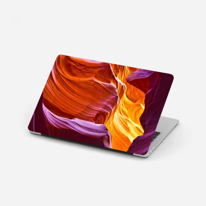 Laptop-Aufkleber sonnenbeschienener sandstein canyon
