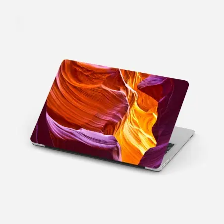 Laptop-Aufkleber sonnenbeschienener sandstein canyon – Pixers®