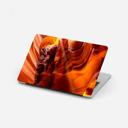 Laptop-Aufkleber Antelope Canyon licht und geschwungene sandsteinformen – Pixers®