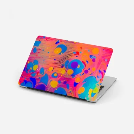 Laptop-Aufkleber osmanisches ebru marmormuster – Pixers®