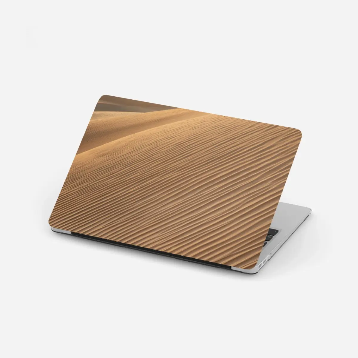 Laptop-Aufkleber goldene sanddünen minimalistisches landschaftsbild – Pixers®
