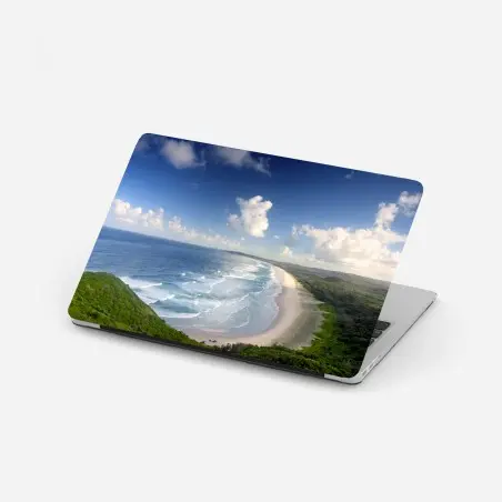 Laptop-Aufkleber panorama der küste von Byron Bay – Pixers®