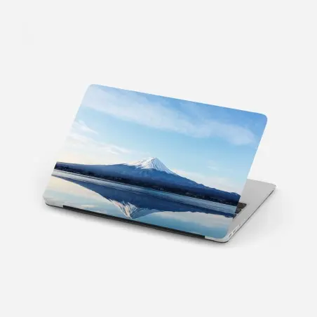 Laptop-Aufkleber berg Fuji spiegelung im see – Pixers®
