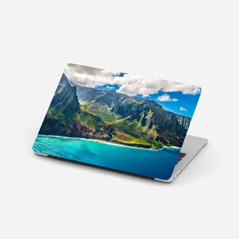 Laptop-Aufkleber majestätische küstenlandschaft Hawaii