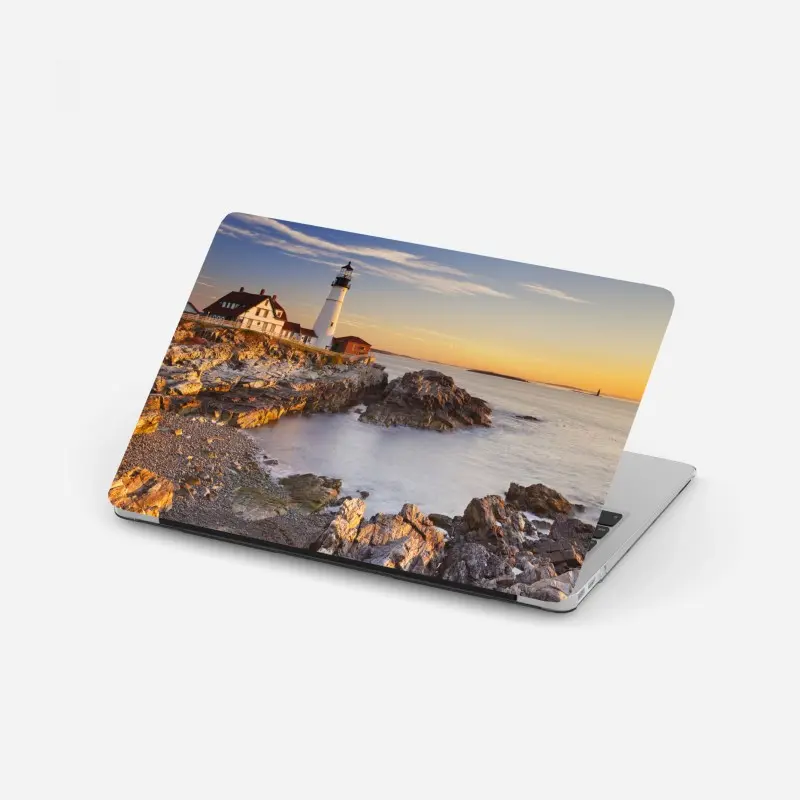Laptop-Aufkleber Portland Head leuchtturm bei sonnenaufgang