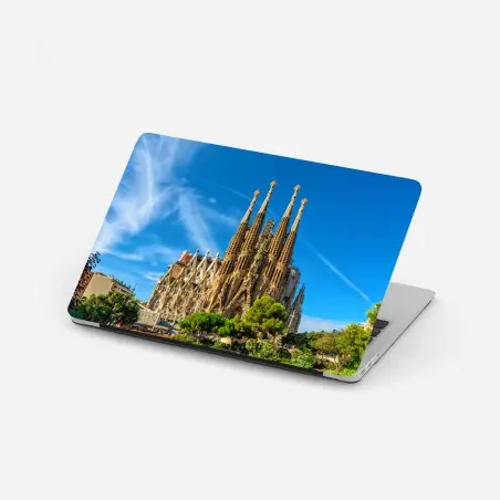 Laptop-Aufkleber Sagrada Familia in Barcelona – Pixers®