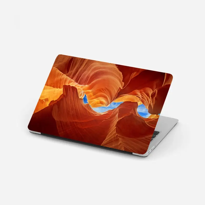 Laptop-Aufkleber Antelope Canyon geschwungene sandsteinformationen