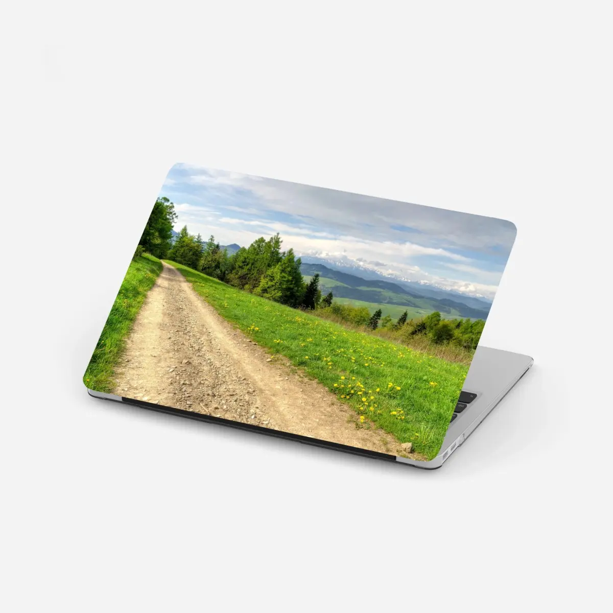 Laptop-Aufkleber Gorce frühlingspfad – Pixers®