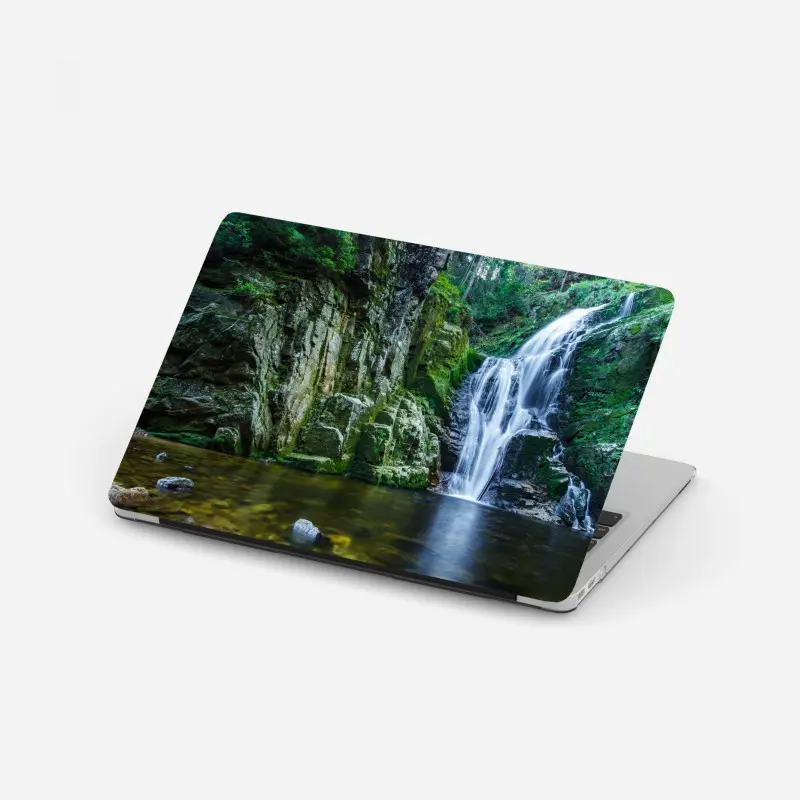 Laptop-Aufkleber wasserfall Kamienczyk im Karkonosze