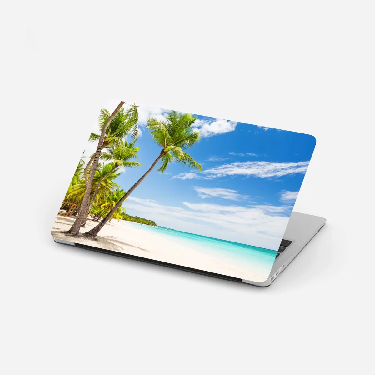 Laptop-Aufkleber palmenstrand in Punta Cana – Pixers®