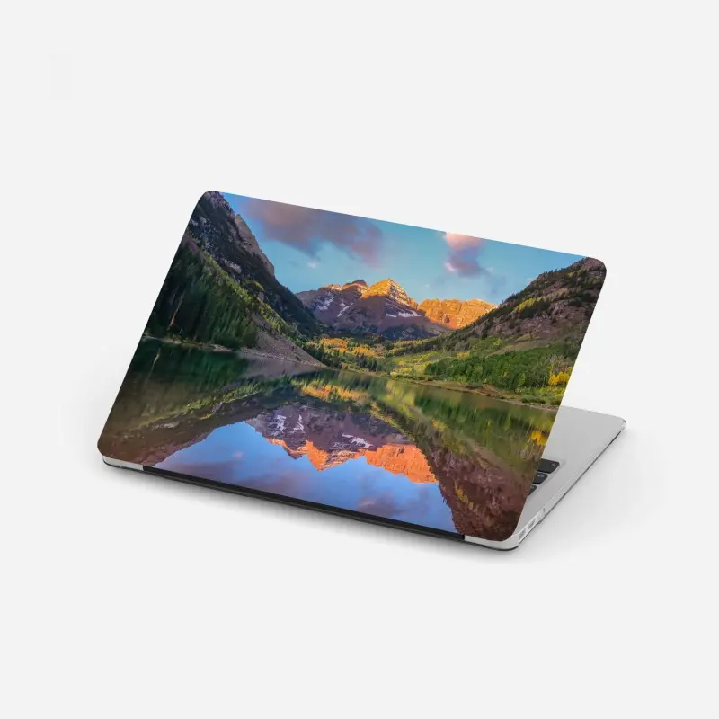 Laptop-Aufkleber sonnenaufgang bei Maroon Bells