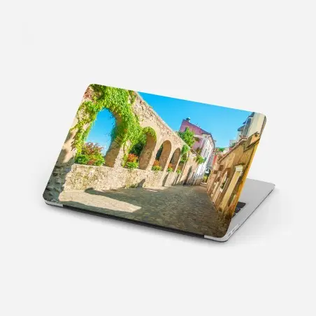 Laptop-Aufkleber sonnige bögen in Ravello – Pixers®