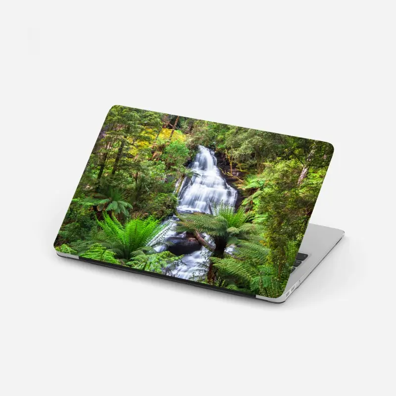 Laptop-Aufkleber Triplet Falls wasserfall im Great Otway National Park
