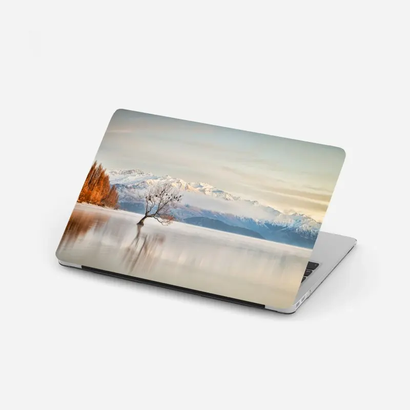 Laptop-Aufkleber einsamer baum am see Wanaka