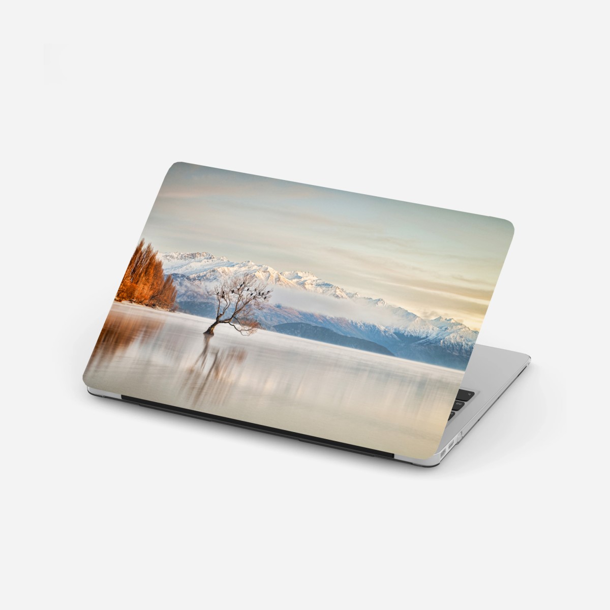 Laptop-Aufkleber einsamer baum am see Wanaka – Pixers®