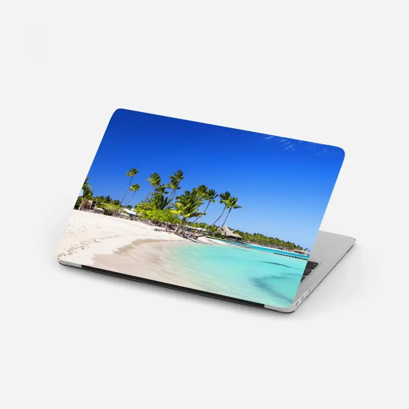 Laptop-Aufkleber tropischer strand in Cap Cana