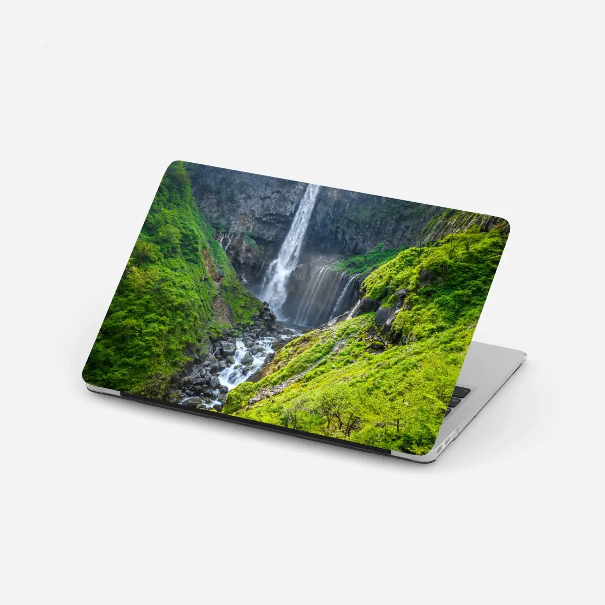 Laptop-Aufkleber Kegon wasserfall Nikko landschaft – Pixers®