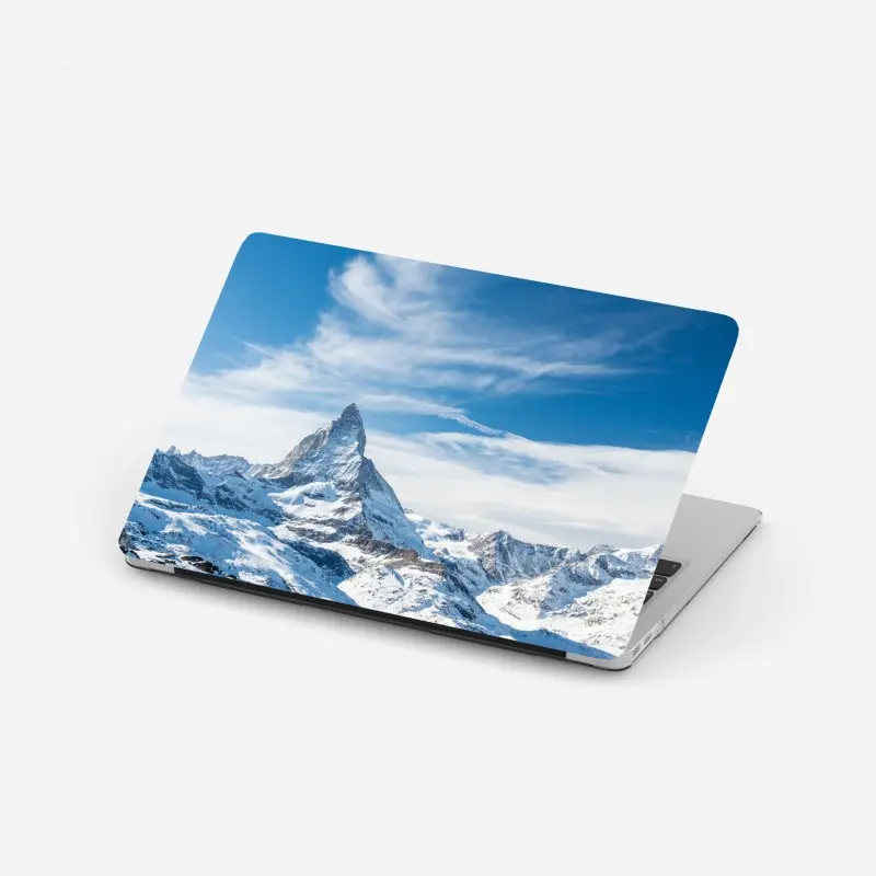 Laptop-Aufkleber majestätischer alpiner gipfel in den Alpen
