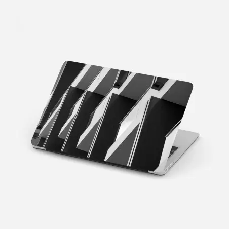 Laptop-Aufkleber geometrischer rhythmus der balkone – Pixers®