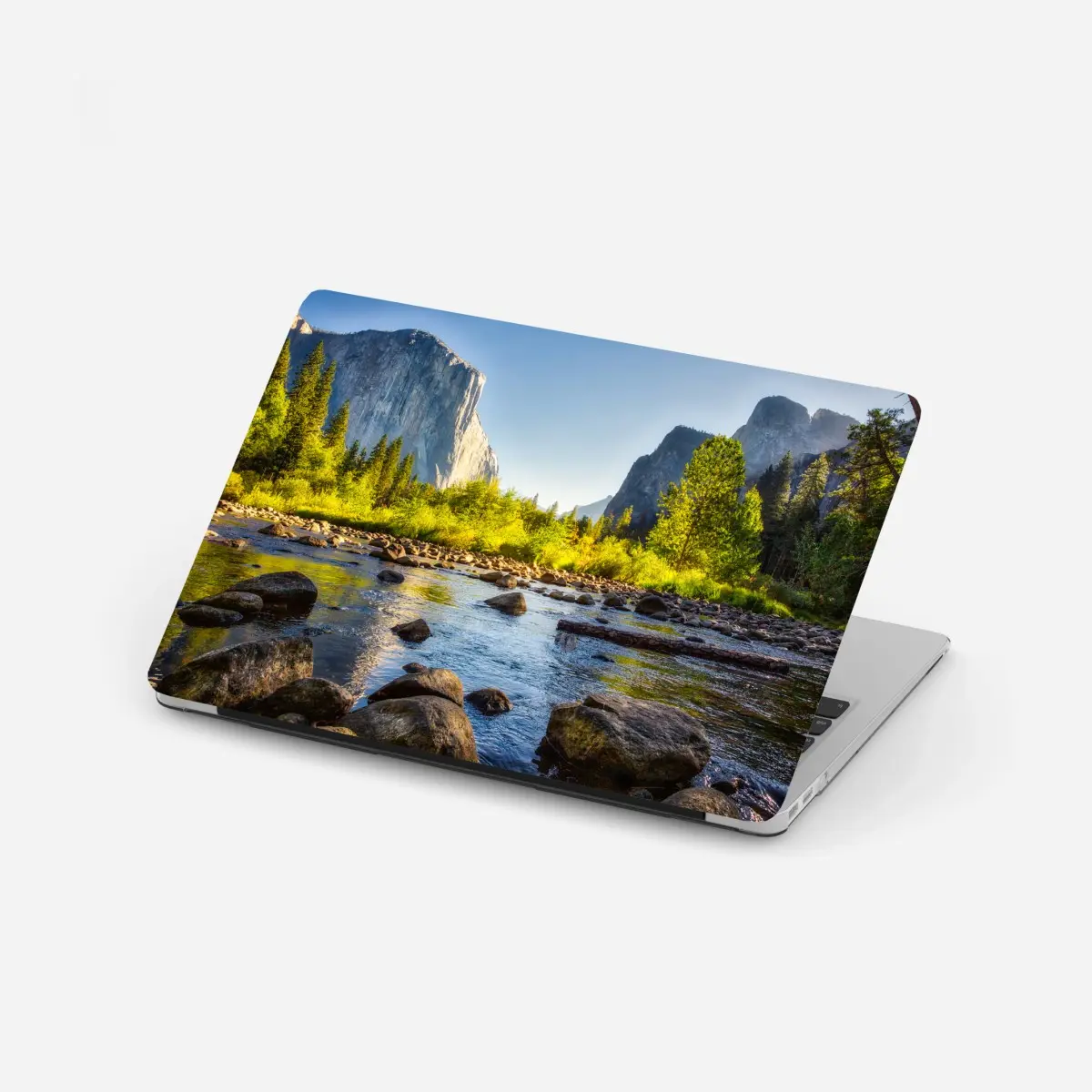 Laptop-Aufkleber goldenes flusstal – Pixers®