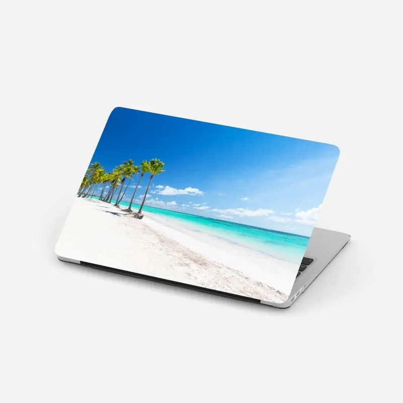 Laptop-Aufkleber palmen am strand von Punta Cana
